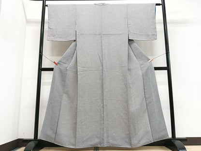 平和屋着物■上質な小紋　総絞り　鹿の子文様　鬼しぼ縮緬　正絹　逸品　CABM2308xe