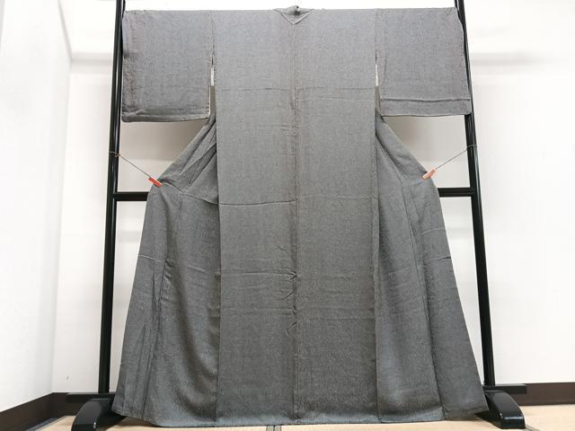 平和屋着物■上質な小紋　変わり格子　ほていや扱い　正絹　逸品　CABM2309xe