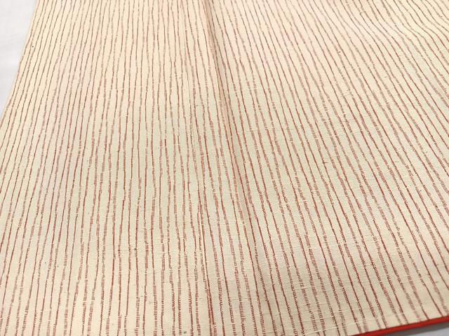 平和屋着物■上質な紬　変わり縞　正絹　逸品　未使用　CABM2312xe