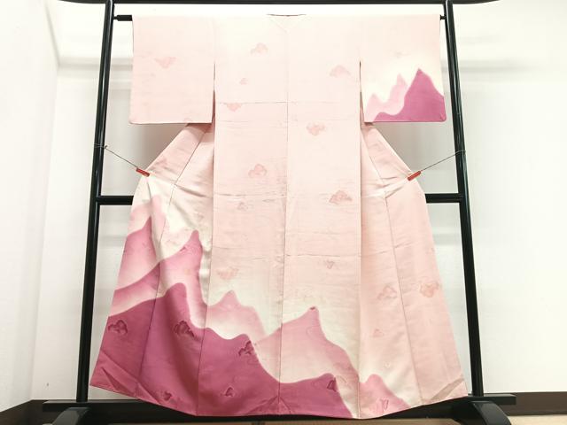平和屋着物■訪問着　霞文　正絹　逸品　CABM2321xe