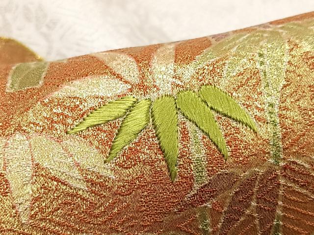 平和屋着物■豪華色留袖　駒刺繍　松竹梅　金彩　正絹　逸品　CABM2331xe