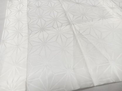 平和屋着物■長襦袢　無双仕立て　麻の葉地紋　正絹　逸品　CABM2355xe