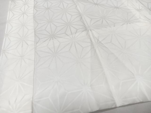 平和屋着物■長襦袢　無双仕立て　麻の葉地紋　正絹　逸品　CABM2355xe
