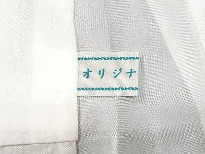 平和屋着物■訪問着　刺繍　飛鶴立波文　たたき染め　正絹　逸品　未使用　CABM2362xe