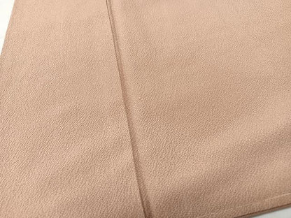 平和屋着物■上質な色無地　宍色　正絹　逸品　CABM2367xe