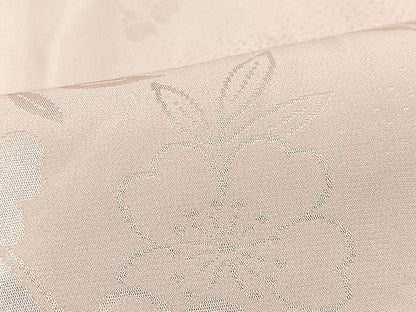 平和屋着物■長襦袢　袷　花取地紋　半衿刺繍　正絹　逸品　CABM2371xe
