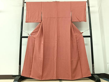 平和屋着物■上質な色無地　東雲色　正絹　逸品　CABM2379xe