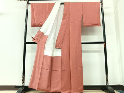 平和屋着物■上質な色無地　東雲色　正絹　逸品　CABM2379xe
