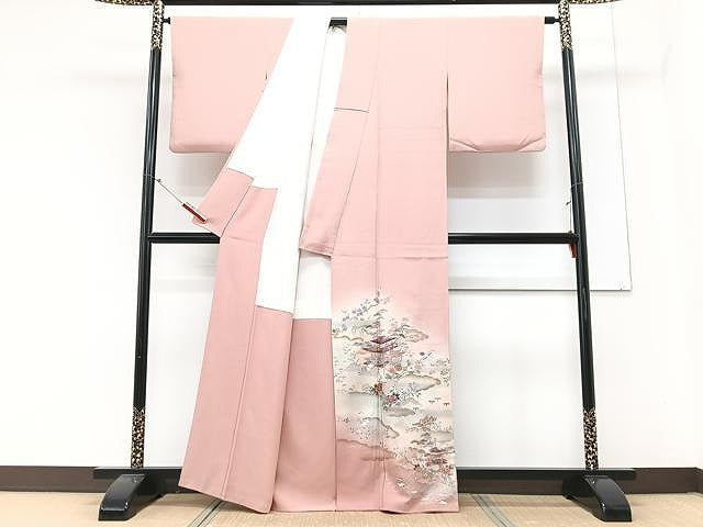 平和屋着物■豪華色留袖　風景文　暈し染め　金彩　正絹　逸品　CABM2380xe