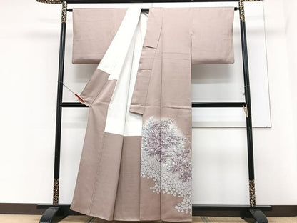 平和屋着物■豪華色留袖　刺繍　笹竹文　暈し染め　銀彩　正絹　逸品　CABM2391xe