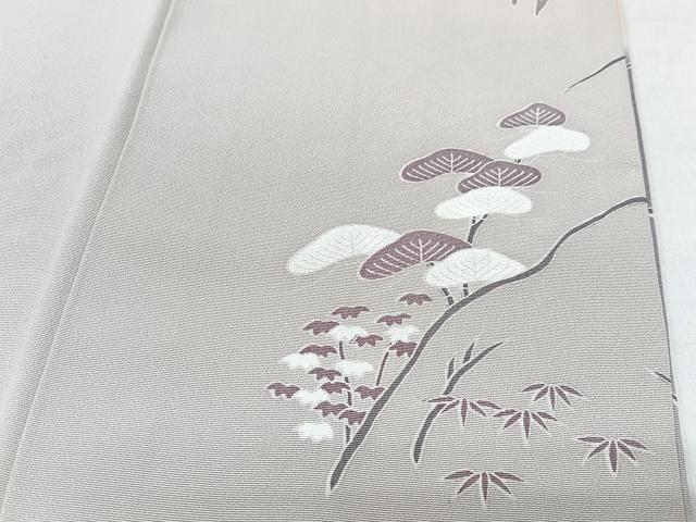 平和屋着物■豪華色留袖　駒刺繍　遠山浜松文　暈し染め　金彩　正絹　逸品　CABM2398xe