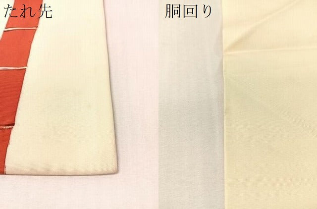 平和屋着物●塩瀬　九寸名古屋帯　ろうけつ染　竹林　正絹　逸品　CABM2807vp