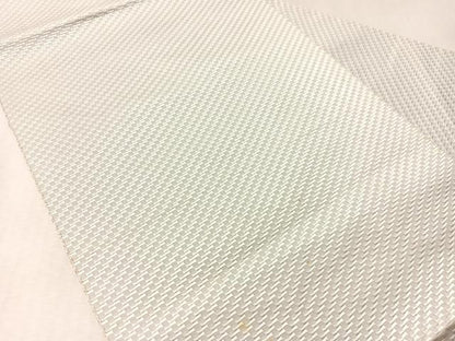 平和屋着物●本場筑前博多織　八寸名古屋帯　市松柄　紫水晶色　正絹　逸品　CABM2834vp