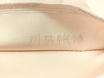 平和屋着物●西陣　川島織物　六通柄　本袋帯　唐織　雲取り吉祥花文　銀糸　正絹　逸品　CABM2865vp