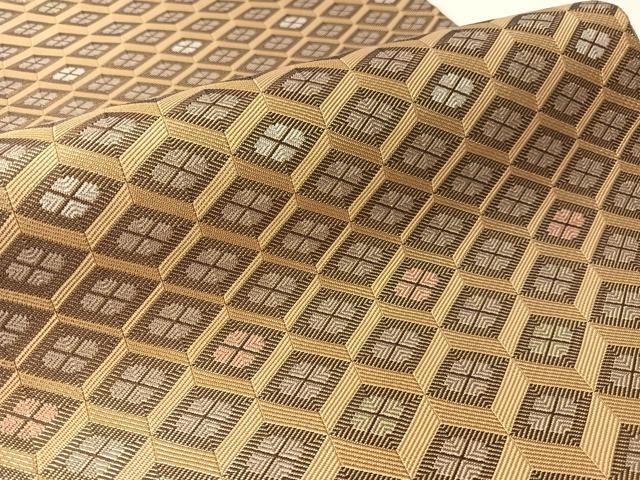 平和屋着物●創作工房 伝統工芸士 古賀勝幸 佐賀錦 本場筑前博多織 全通柄袋帯 上石鈴代 鍋島錦 本草木染 博多金ラベル 未使用 CABM2872vp