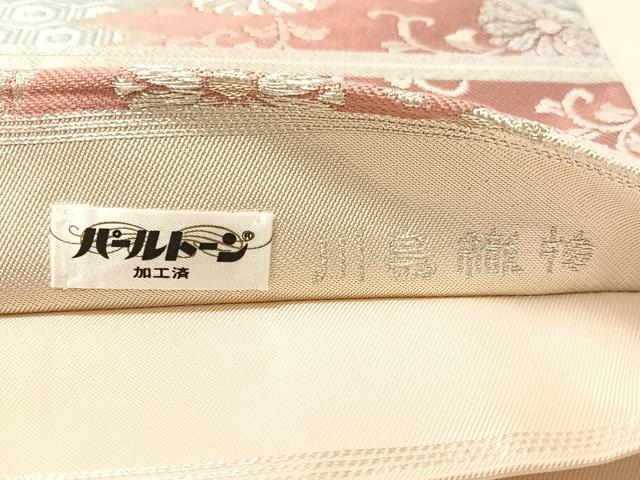 平和屋着物●西陣　川島織物　六通柄　本袋帯　切嵌鳳凰花文　金銀糸　正絹　逸品　CABM2877vp