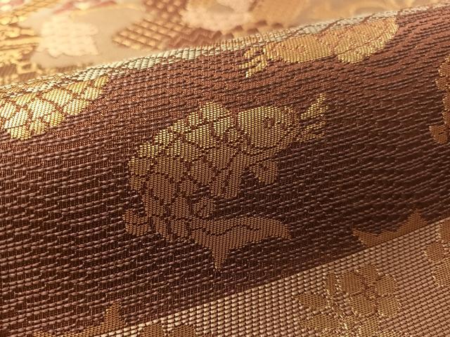 平和屋着物●西陣　川島織物　六通柄　本袋帯　名物裂　金糸　正絹　逸品　CABM2888vp