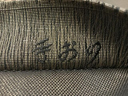 平和屋着物●六通柄袋帯　手織　櫛織　横段吉祥文　金糸　正絹　逸品　CABM2909vp
