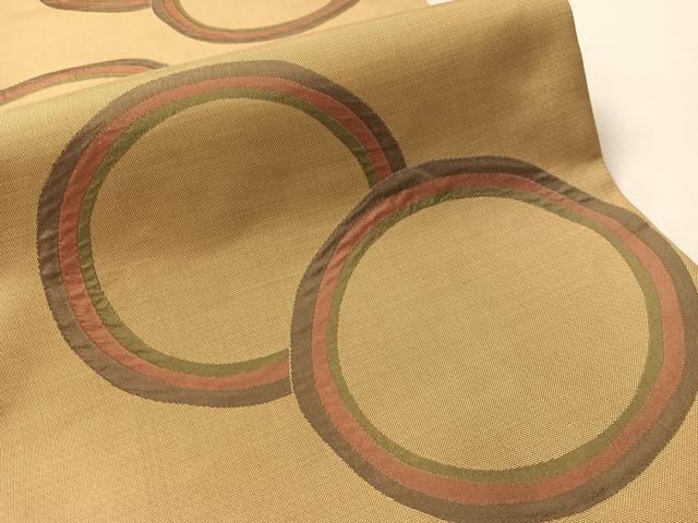 平和屋着物●名門木屋太　今河織物　六通柄袋帯　丸繋ぎ　正絹　逸品　CABM2910vp