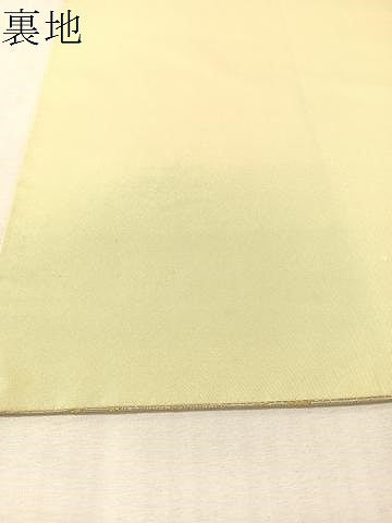平和屋着物●西陣　太鼓柄　本袋帯　花鳥蝶丸文　金糸　正絹　逸品　CABM2952vp