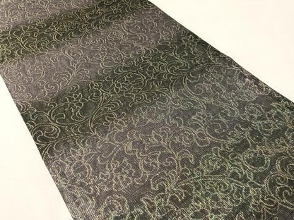 平和屋着物▽両面　全通全景袋帯　スリーシーズン　春夏秋　正倉院宝物八拾八紋様　金糸　正絹　逸品　CABM2960vp