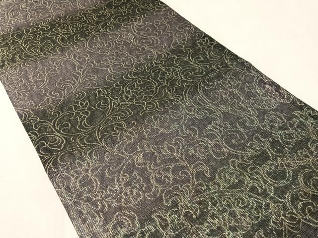 平和屋着物▽両面　全通全景袋帯　スリーシーズン　春夏秋　正倉院宝物八拾八紋様　金糸　正絹　逸品　CABM2960vp