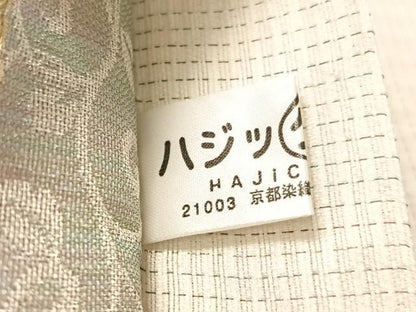 平和屋着物▽六通柄袋帯　スリーシーズン　春夏秋　唐織　櫛織　菱花文　金銀糸　正絹　逸品　CABM2965vp