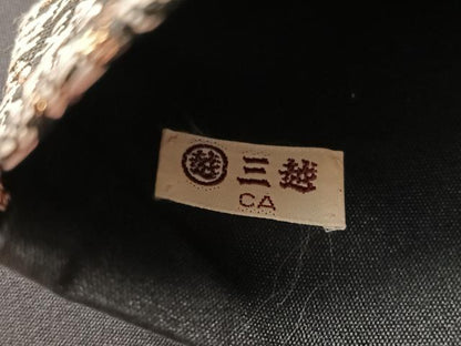 平和屋着物●西陣の名門　加納幸謹製　六通柄袋帯　更紗唐草鳳凰文　黒地　金銀糸　三越扱い　正絹　逸品　CABM2978vp