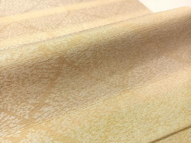 平和屋着物●「美しいキモノ」お馴染みのメーカー　となみ織物　全通柄袋帯　総紗縫　横段菱文　銀糸　正絹　逸品　CABM2992vp
