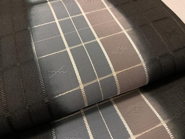 平和屋着物●両面　全通柄袋帯　吉野間道　正絹　逸品　未使用　CABM3020vp