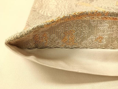 平和屋着物●六通柄袋帯　作家物　綺羅々　㐂鳳泉　金糸　正絹　逸品　CABM3024vp