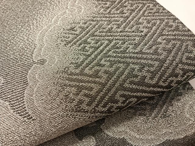 平和屋着物▽美空ひばり　両面　六通柄袋帯　スリーシーズン　春夏秋　雪輪重ね　金銀糸　正絹　逸品　未使用　CABM3028vp