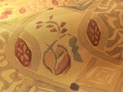 平和屋着物●全通柄袋帯　千鳥吉祥文　正絹　逸品　CABM3042vp