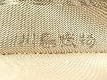 平和屋着物●西陣　川島織物　プラチナ　六通柄　本袋帯　源氏物語絵図　正絹　逸品　CABM3054vp