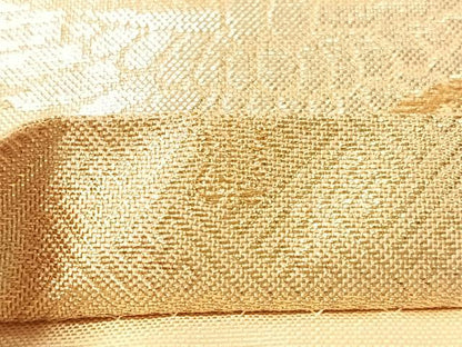 平和屋着物●西陣　川島織物　六通柄　本袋帯　変わり七宝花文　金糸　正絹　逸品　CABM3060vp