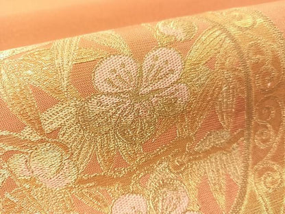 平和屋着物●西陣　川島織物　本金　六通柄　本袋帯　本極錦　正絹　逸品　CABM3062vp