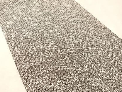 平和屋着物●九寸開き名古屋帯　小花小紋柄　正絹　逸品　CABM3158vp