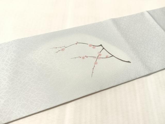 平和屋着物●九寸名古屋帯　作家物　手描き　地蔵　正絹　逸品　CABM3182vp