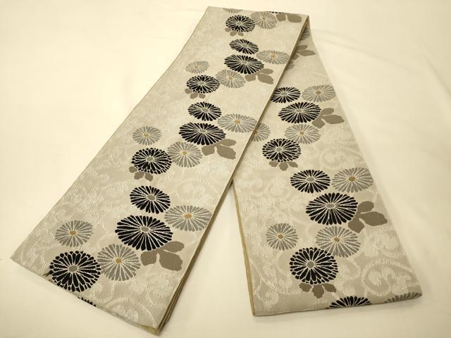 平和屋着物●半幅帯　花唐草文　CABM3229ak