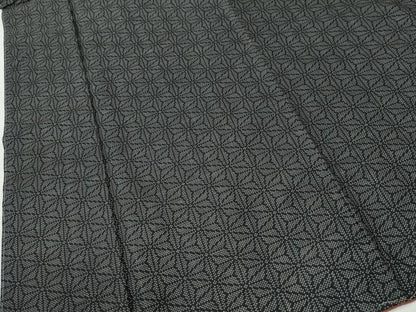平和屋着物●本場大島紬　7マルキ　麻の葉文様　正絹　逸品　未使用　CABM3730yc