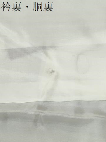 平和屋着物●上質な色無地　花菱地紋　京紫色　正絹　逸品　CABM3747yc