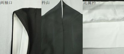 平和屋着物●豪華黒留袖　友禅　作家物　修學院　ロング丈　正絹　逸品　CABM3782yc