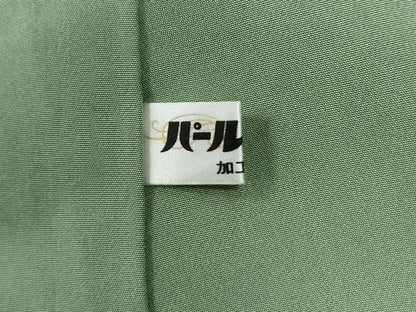 平和屋着物●上質な紬　吉祥麻の葉間道　正絹　逸品　CABM3798yc