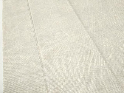 平和屋着物●本塩沢　110亀甲　草花文　正絹　逸品　未使用　CABM3816yc