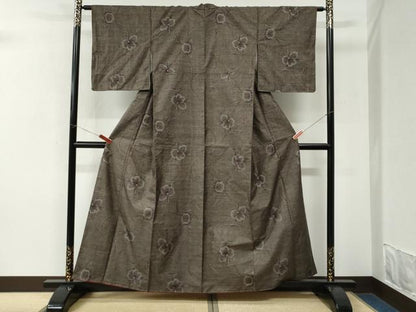 平和屋着物●本場大島紬　9マルキ　カトレア　正絹　逸品　未使用　CABM3861yc