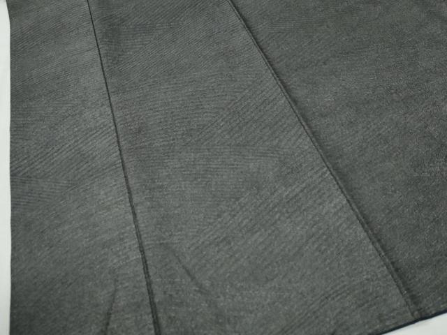 平和屋着物●江戸小紋　鮫小紋柄　黒地　正絹　逸品　CABM3865yc
