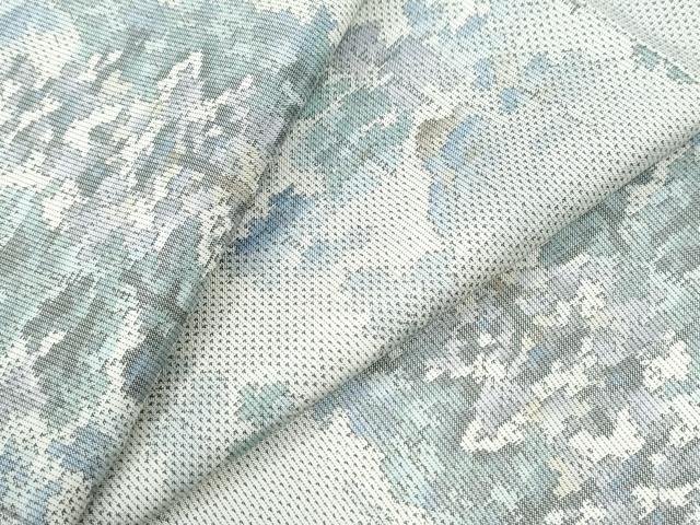 平和屋着物●本場大島紬　白大島　9マルキ　総絣　樹林文　正絹　逸品　CABM3905yc