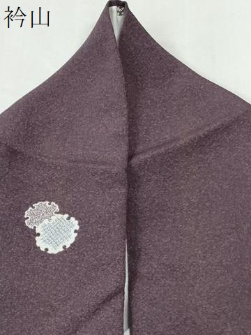 平和屋着物●上質な小紋　雪輪文　正絹　逸品　CABM3906yc
