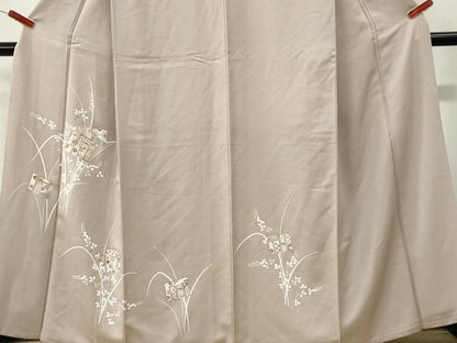 平和屋着物●訪問着　駒刺繍　源氏香枝花文　金彩　正絹　逸品　CABM3920yc