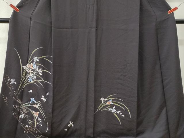 平和屋着物●訪問着　流水枝花文　金彩　健勝苑扱い　正絹　逸品　CABM3929yc
